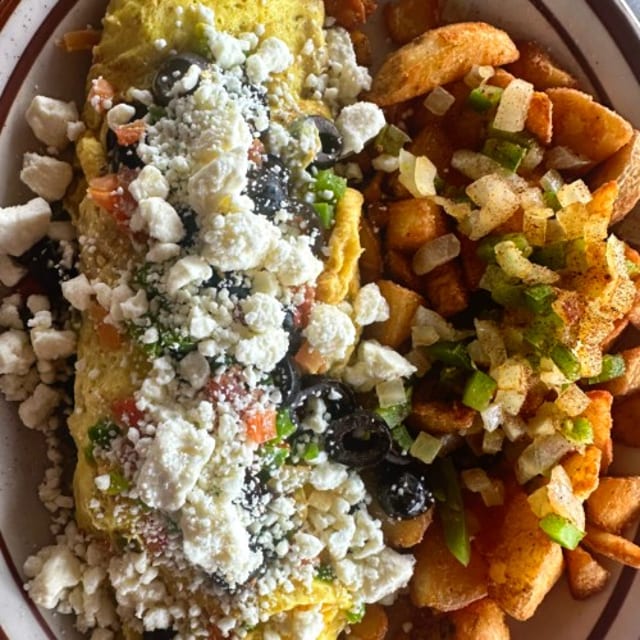Mediterranean Omelet.