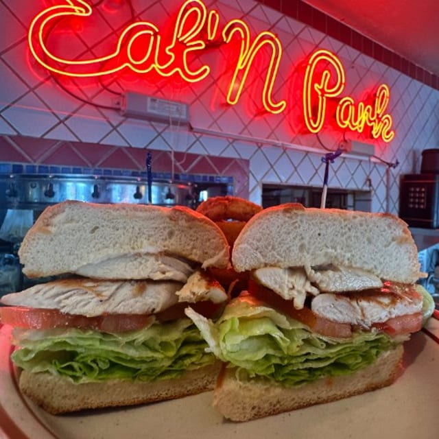 Char-Broiled Chicken Breast Sandwich.