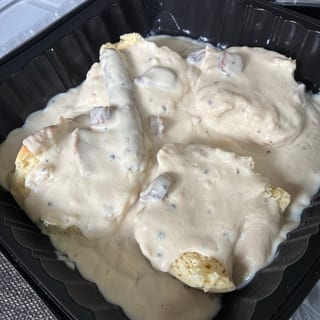 Fresh Baked Biscuits & Country Gravy