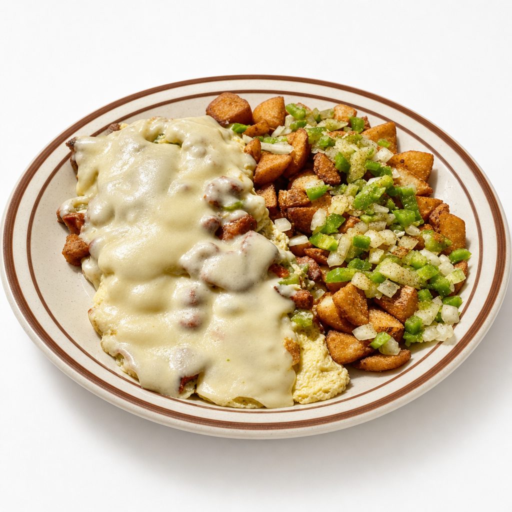 Polish Sausage Omelet.