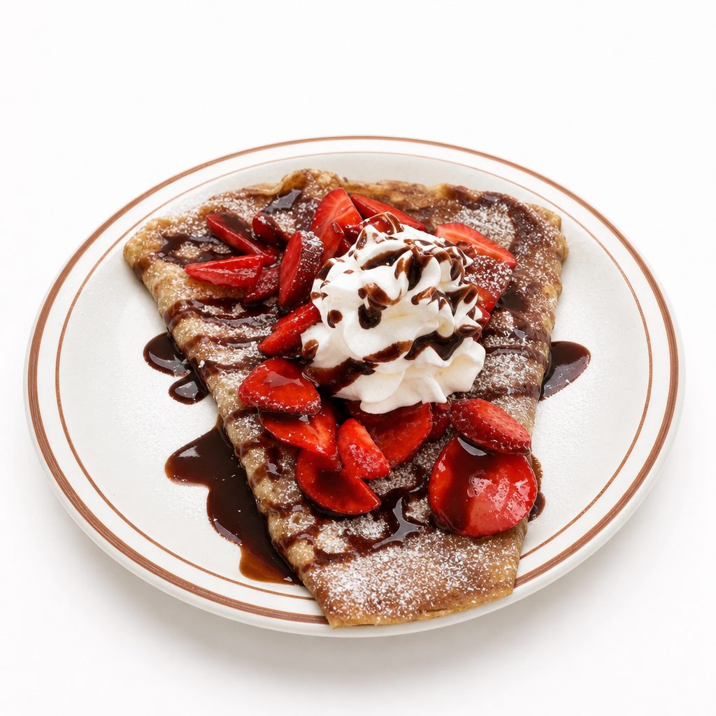 Strawberry Crepe.