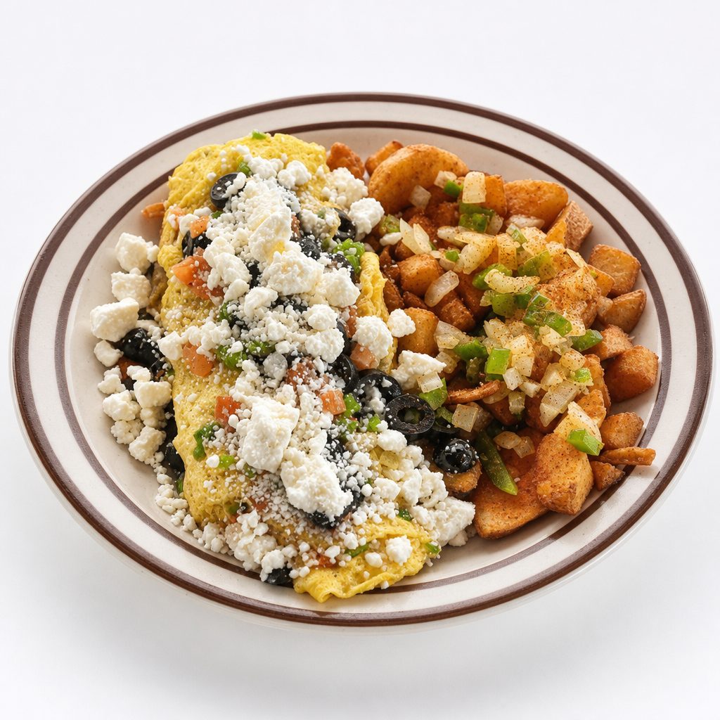 Mediterranean Omelet.