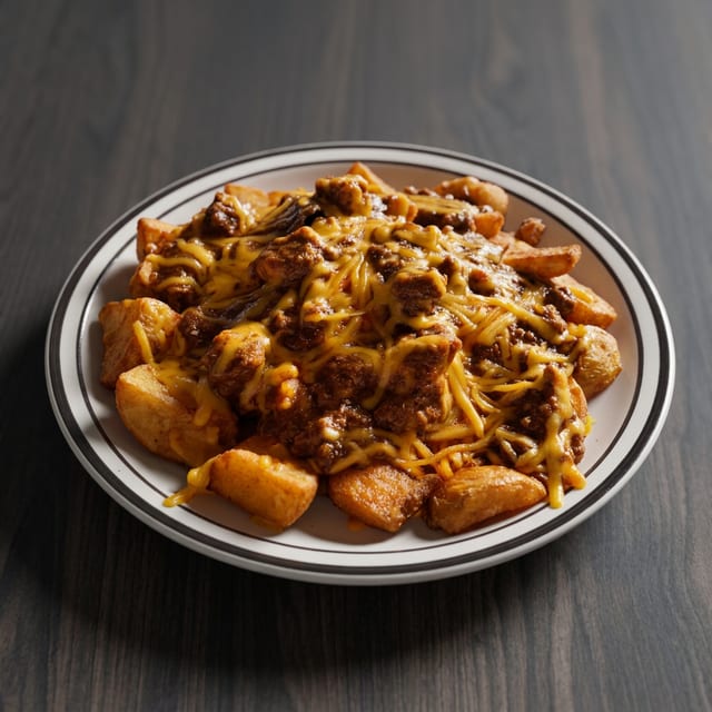 Chili Cheese Potatoes.