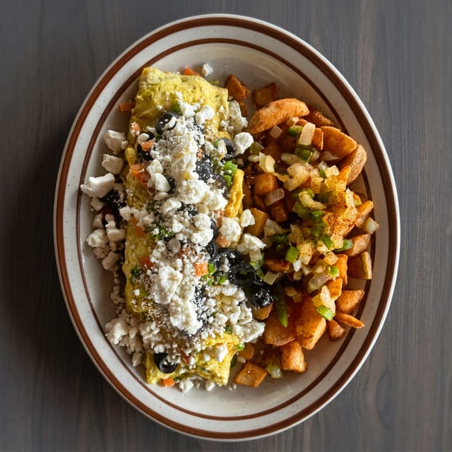 Mediterranean Omelet.